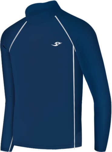 New Boys & Girls Youth 121 Navy Compression Skin Tight Baselayer Shirt (M(5))