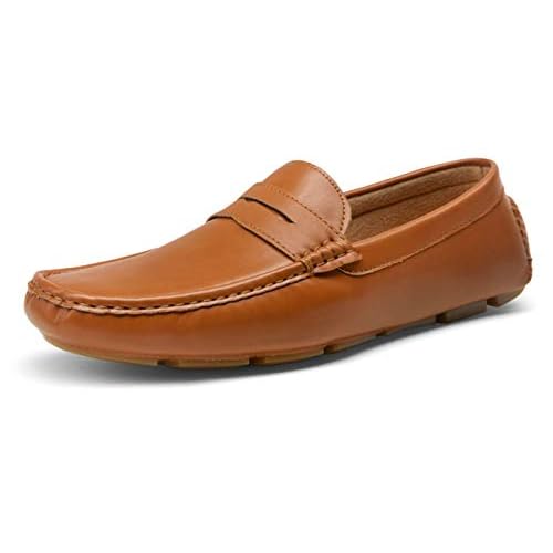 Jousen Men's Loafers Casual Slip On Shoes Soft Penny Loafers for Men Lightweight Driving Boat Shoes
