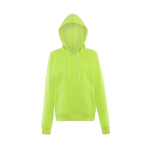 Hoona Women's Modischer Pullover-Hoodie für Damen Polyester SAURE Limette...
