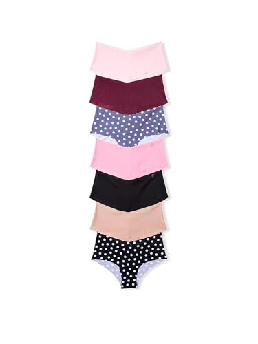 Image of Victoria's Secret Women's No Show Cheeky Underwear, Minimal Coverage Panties for Women, Multi Pack (XS-XXL)