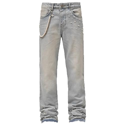 Jean elastique homme denim stretch respirant pour tenue legere