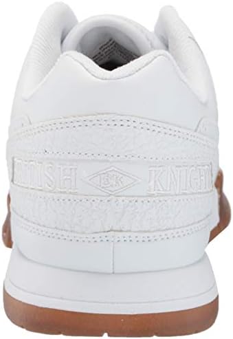 British Knights mens Metros Classic Low Top Fashion Sneaker, White/Gum, 10.5 US | Image 2