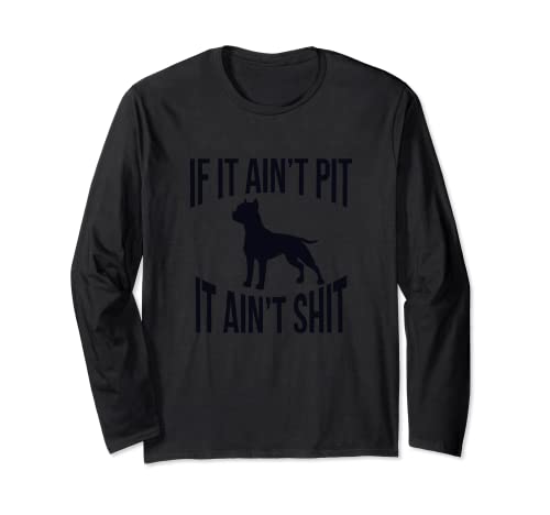 Perfetto per i proprietari di American Pit Bull Terrier, American Staffordshire, American Bully o qualsiasi altra razza con atleticismo, una testa bloccata, atteggiamento del cane da gioco. I pozzi sono la razza definitiva, quindi lasciate che tutti lo sappiano con questo design silhouette e la dichiarazione
