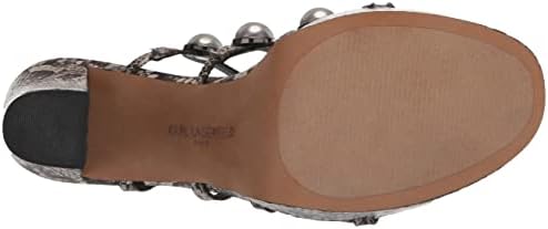Karl Lagerfeld Paris Women's Addica Pearls-Plat Platform, Black/White, 7.5 | Image 3