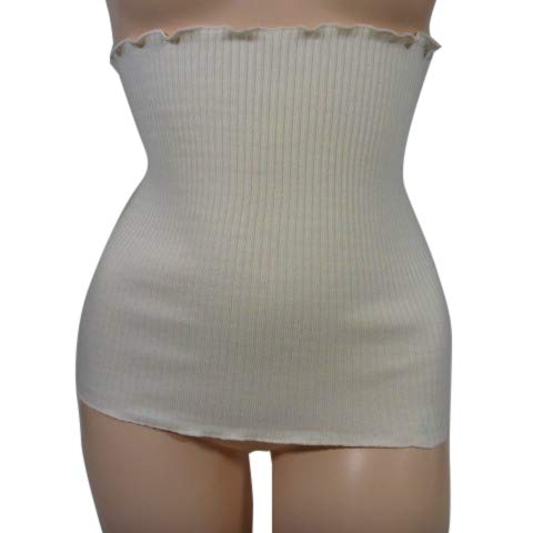 ノーブランド品 綿リブ ウエストウォーマー フリーサイズ の商品画像 1