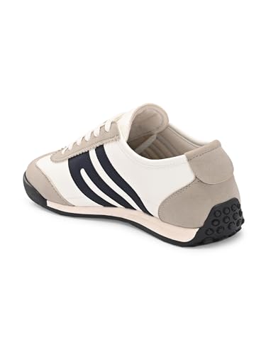 Image of Cruiser Men's Sneakers | Cushioned Insole Comfortable Shoes | Trendy & Stylish Modern Sneakers | Durable TPR Sole Casual Walking Footwear (2664)