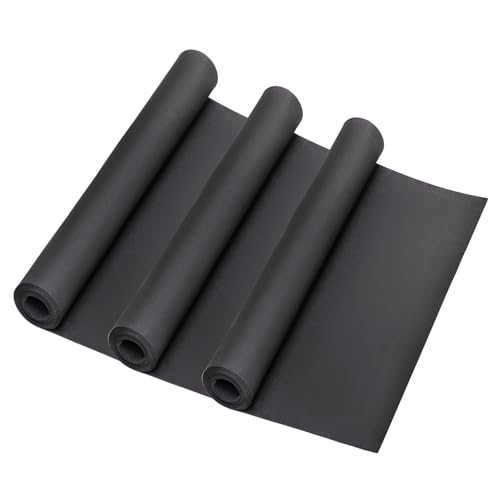 Image of 3-Pack 1mm Black Foam Sheet, 13.5 inch x 49 inch EVA Foam Roll Premium eva Craft Foam for Cosplay Costume by MEARCOOH