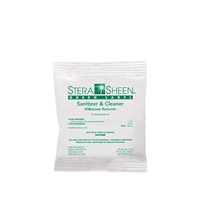 Box of 100 – 2 oz. Stera-Sheen Green Label Sanitizer Packets (Purdy Products) SSG1002 by Stera-Sheen Green Label
