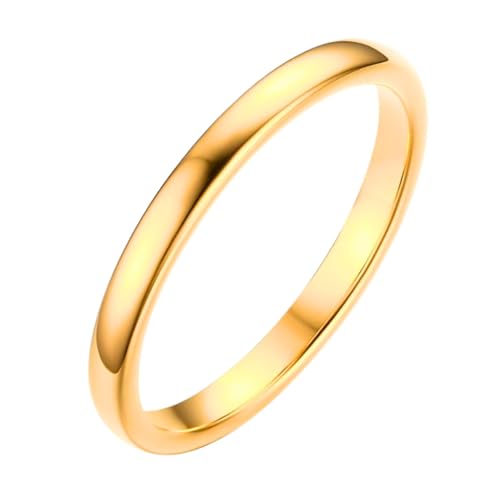 Aliança de Casamento Noivado Classica Fina 1,9mm Slim Banhada a Ouro 18k Original (21/22)