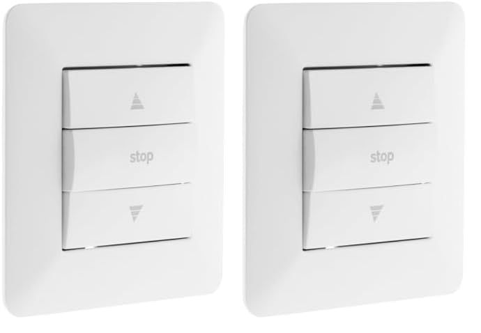 Commande volet roulant Blanc - Artezo (Lot de 2)
