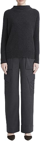 Image of Vince Women's Boiled Funnel Neck Pullover
