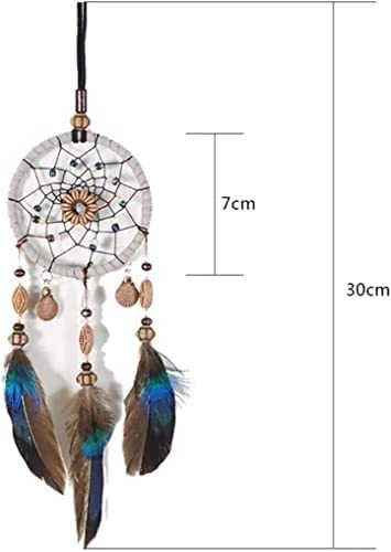 Windspiele für den Außenbereich, handgefertigt, kleine Traumfänger, Muscheln, Traumfänger, Windspiele, Auto-Anhänger, Wandbehang, Ornamente, Heimdekoration, Gedenk-Windspiel