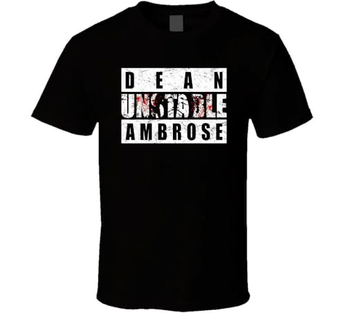 CGQZAPIBV DA Dean Ambrose No Good Dean Goes Unhinged Logo 2 Tshirt Men's