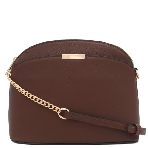 Image of FashionPuzzle Small Dome Crossbody bag with Chain Strap