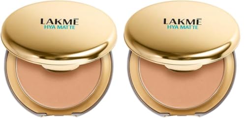 Image of Lakme 9to5 Hya Matte Pressed Powder Cinnamon 9gm (Pack of 2)