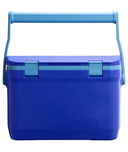 Image of Stanley Adventure Outdoor Cooler 16 qt | Heavy Duty Outdoor Camping Cooler with Easy Carry Top Handle | BPA-Free | Cobalt