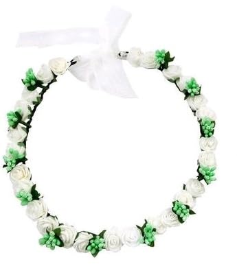 Artificial Foam Fabric Flower Crown Tiara Headband Head Floral Hair Festival for Princess, Girls, best for birthday (B0CPW9PS6L) Amazon Price History, Amazon Price Tracker