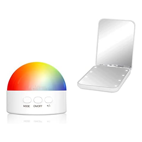 Kintion Pocket Mirror and Night Light for Baby/Kids/Children/Toddler/Teenage/Mother Cover