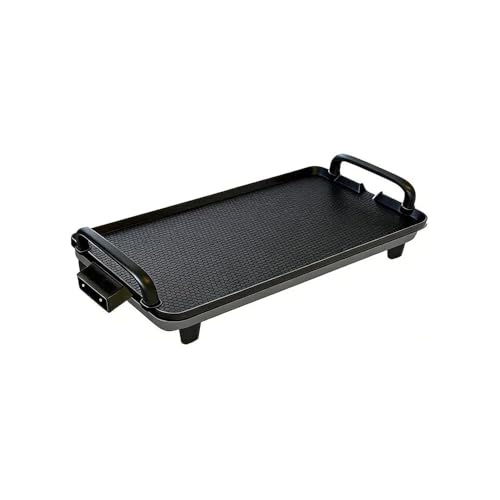 Rectangular Electric Griddle, 1400W, Non-Stick Cooking Surface, 5 Adjustable Temperatures,