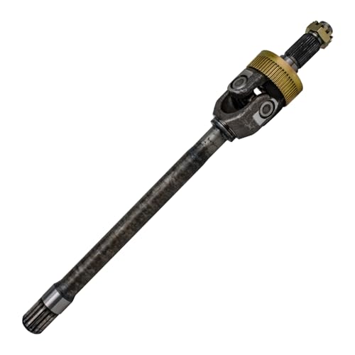 Detroit Axle - Front U-Joint Axle for 94-01 Dodge Ram 1500, 94-97 Ram 2500, Right U-Joint Axle Shaft 1994 1995 1996 1997 Replacement