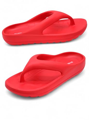 Image of SVAAR Soft EVA Slippers for Men | Stylish Anti-Skid Flip-Flops with Arch Support & Bouncy Sole | Lightweight Indoor Outdoor Comfort