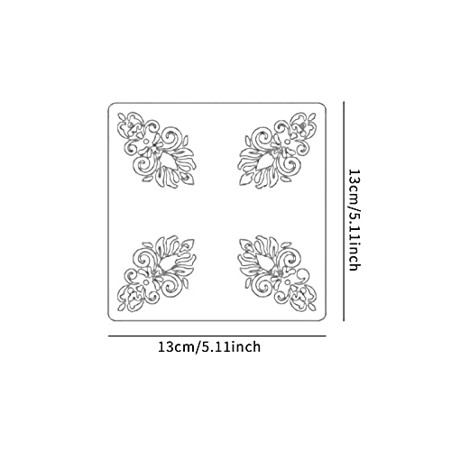 Stencil in plastica da 7 pezzi, set di modelli per...