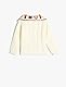 Koton Babygirl Sweater Cable-Knit Detail Peter Pan Neck Long Sleeve