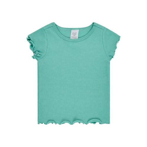 Image of Cudlie 5-Pack Toddler /Baby Girl Short Sleeve Tops - Premium Quality Shirt Tops for Lightweight Comfort and Style.