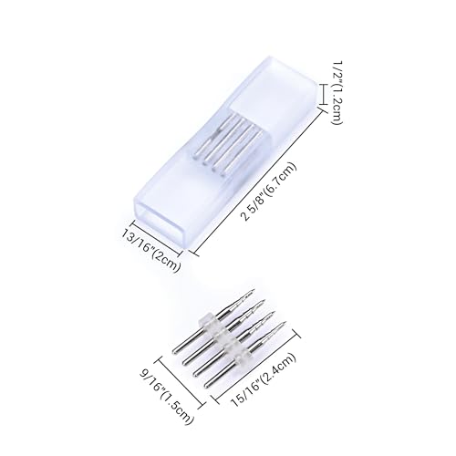 Image of Yescom 10 Sets of I Shape 2 to 1 Wire Splice Connector for BiLume RGBW | AC110-120V LED Neon Rope Lights