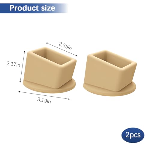 Image of Bittwee Seat Belt Buckle Holder Car Seatbelt Fixer, Khaki