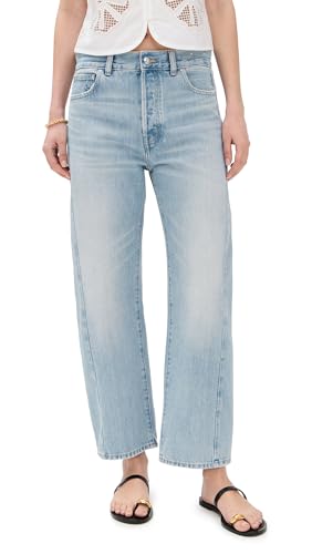 Madewell Women's Pieced Barrel-Leg Jeans in Redlands Wash