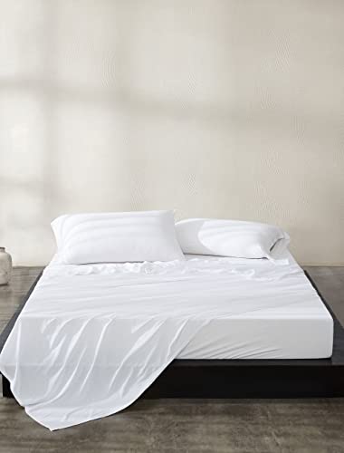 Image of Calvin Klein Home Modern Cotton Harrison Sheet, Twin Flat, Navy