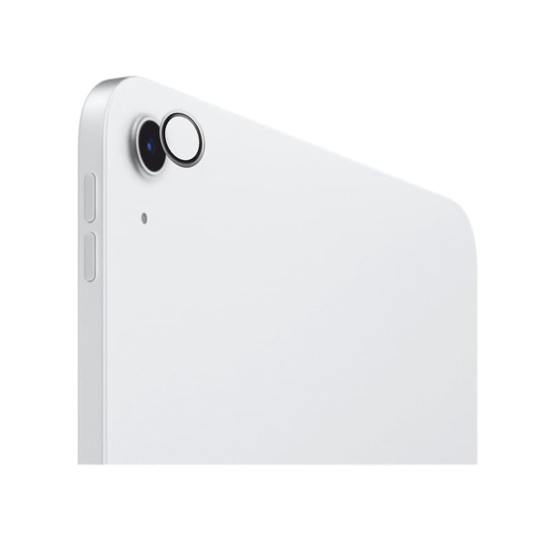 Casodon Camera Glass Lens Protector for iPad Air 4/Air 5/iPad 10.9/Mini 6, 9H Tempered Glass Metal Individual Ring Cover, HD Clear - Silver-picture-18