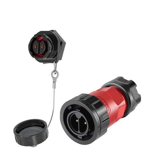 M20 Electrical Waterproof Connector 2 3 4 5 7 9 12 14 Pin Solder Wiring Terminal Industrial Panel Socket(Type A Set,PANEL CONNECTOR_3P)