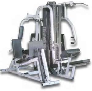 Lt. Commercial 4-Station Dual Stack Home Gym Set