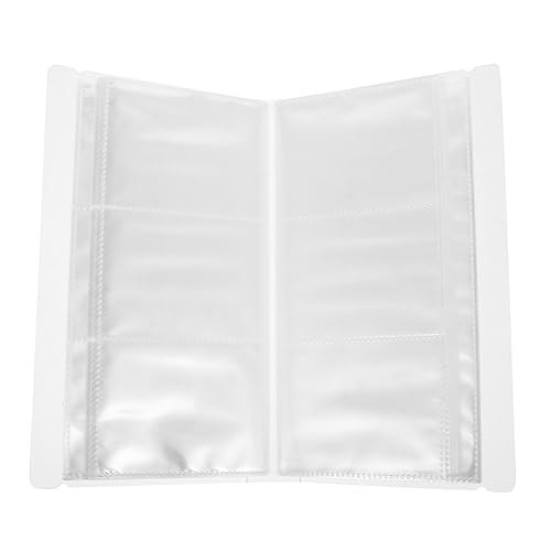 ULTECHNOVO 1Pc Transparent Postcard Collector Album Material for Storing Postcards Airline Tickets Cards Lightweight Visualized Design for Supporters