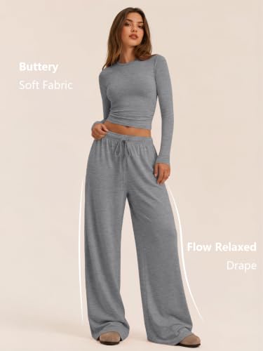 Image of Trendy Queen Women's 2 Piece 2026 Fall Fashion Lounge Set with Pockets