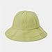Women's Fashion Bucket Hat Packable Cotton Beach Sun Hats Summer Trendy Fisherman Cap for Womens Vacation Travel (US, Alpha, One Size, Yellow)