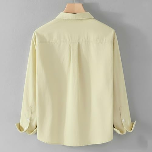 Image of Men's Cotton Blend Casual Wear with Bird Embroidery | Regular Fit Full Sleeve Button Down | Lightweight Summer Style for Daily, Office & Party