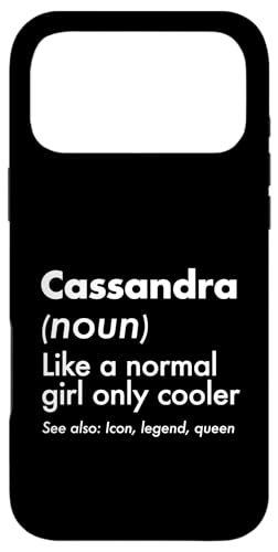 Cassandra Like A Normal Girl Only Cooler Queen ���O �X�}�z�P�[�X iPhone 17 Pro Max �p