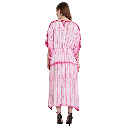 Image of Shopintune Women Tie Dyed Long Kaftan Dress
