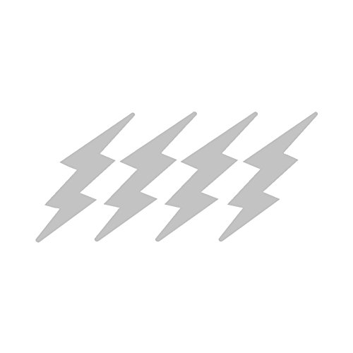 StickerDad Lightning Bolts 4 Pack - Size: 3
