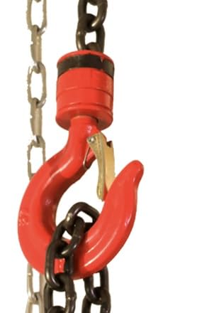 Image of inchBULLIFT inch Hand Chain Pulley Block 1 Ton Capacity, Heavy Duty Manual Hand Hoist 3M Lift Industrial-Grade Steel Construction for Lifting Good in Transport Workshop Garages Warehouse (1 Ton 3 Meter)