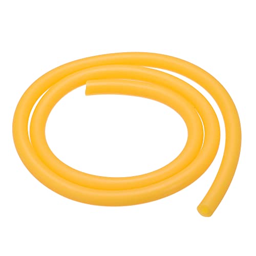 sourcing map Mangueira de borracha de látex natural de 5 mm (3/16 polegadas) ID 1/2 polegadas (12 mm) OD 3,3 pés altamente elástica para equipamentos