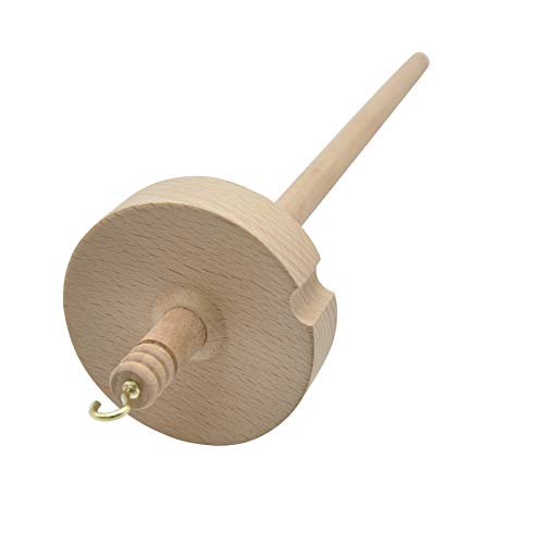 Lzndeal Drop Spindle Top Whorl Yarn Spinner Spin Spinning Hand Carved Wooden Tool Gift For Beginners #TOP3