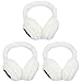 Unomor 3 cuffie in peluche alla moda, senza casco per l'inverno, Cadmuffs caldi