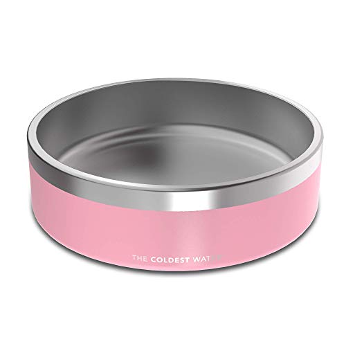 Coldest Dog Bowl - Stainless Steel Non Slip No Spill Proof Skid Metal Insulated Dog Bowls, Cats, Pet Food Water Dish… - Image 3