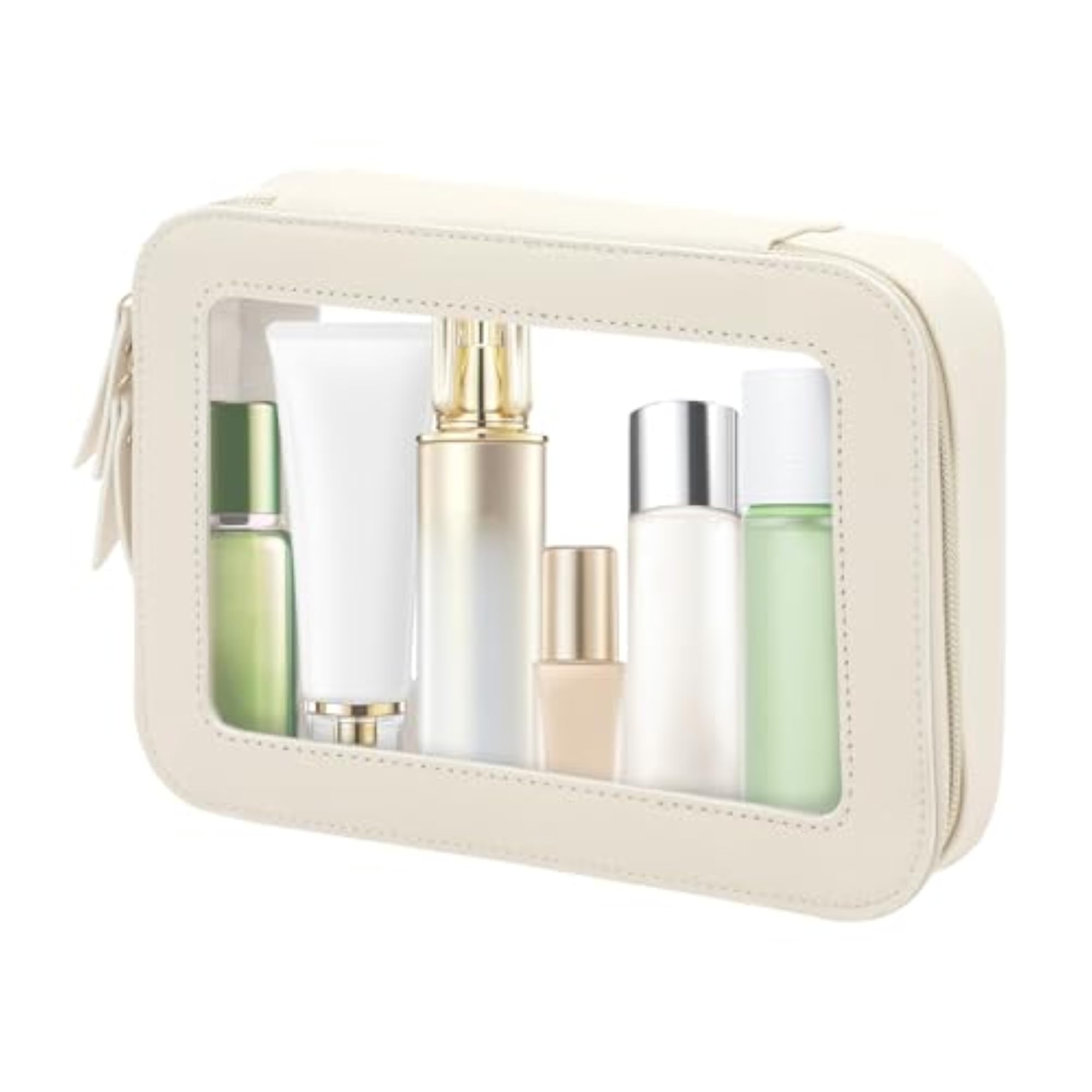 Clear Waterproof PVC Cosmetic Storage Case, Travel Organizer