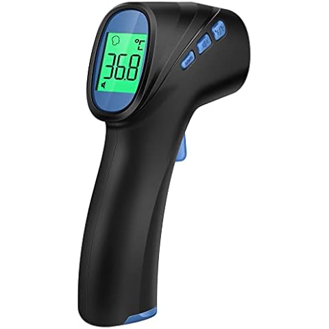 Viproud Fieberthermometer für Babys und Erwachsene, Kontaktlos Infrarot Stirnthermometer mit Fieberalarm, LCD Anzeige Cover