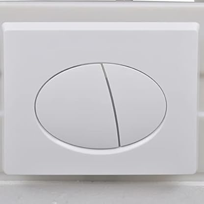 ADWOA Wand-WC ohne Spülrand mit Einbau-Spülkasten Keramik Weiß Wand Wc SpüLrandlos Schwarz Matt – Bild 4